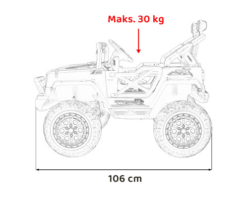 Позашляховик OFF ROAD Білий