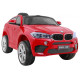 Дитяча акумуляторна машинка BMW X6M Червона