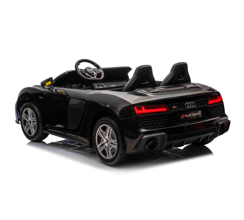 Дитяча акумуляторна машинка Audi Spyder R8 LIFT Чорна