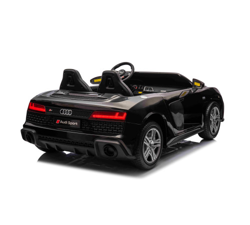 Дитяча акумуляторна машинка Audi Spyder R8 LIFT Чорна