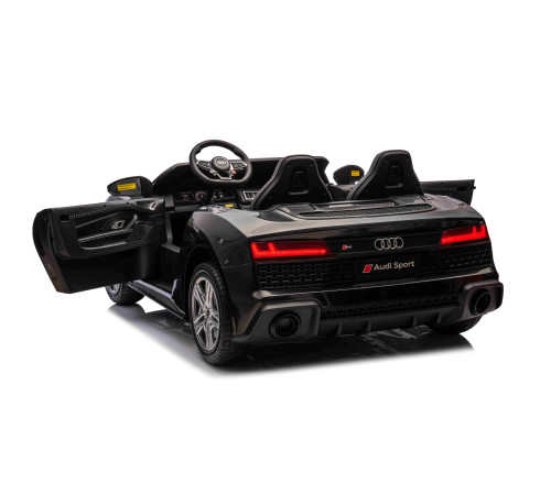 Дитяча акумуляторна машинка Audi Spyder R8 LIFT Чорна