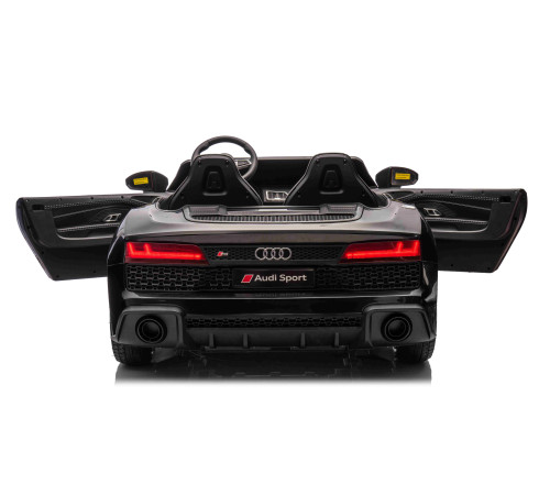 Дитяча акумуляторна машинка Audi Spyder R8 LIFT Чорна