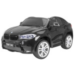 BMW X6M XXL для 2 дітей Чорний + Пульт + Екошкіра + Сидіння + Безкоштовний старт + MP3 USB + LED