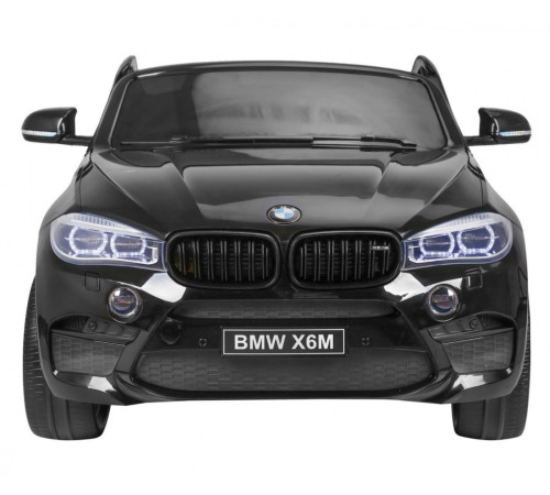 Дитяча акумуляторна машинка BMW X6M XXL для 2 дітей Чорна