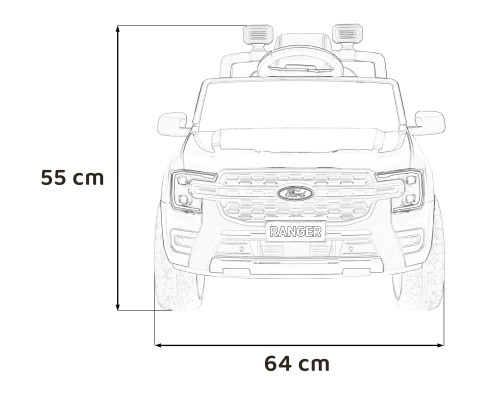 Автомобіль Ford Ranger LIFT Red