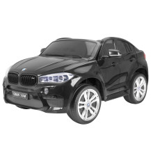 Дитяча акумуляторна машинка BMW X6M XXL для 2 дітей Чорна