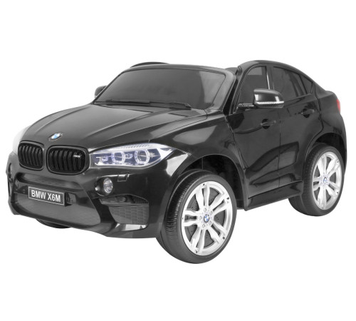 Дитяча акумуляторна машинка BMW X6M XXL для 2 дітей Чорна