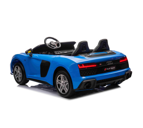 Дитяча акумуляторна машинка Audi Spyder R8 LIFT Синя