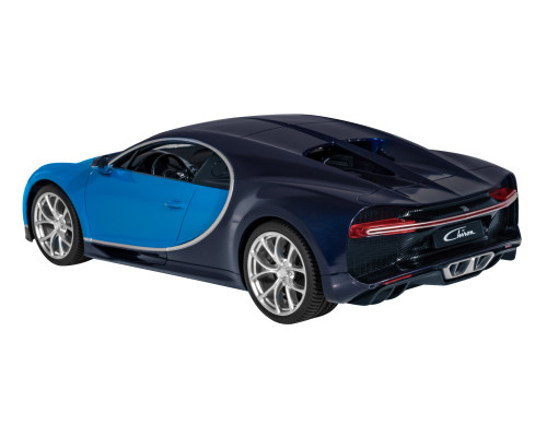 Bugatti Chiron blue RASTAR модель 1:14 Автомобіль на дистанційному керуванні + світлодіодні фари + пульт 2,4 ГГц