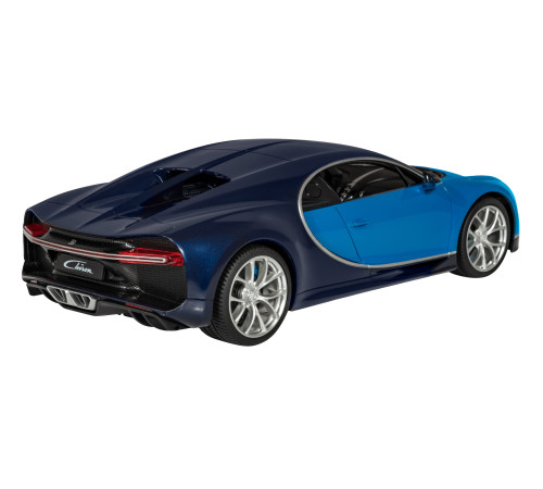 Bugatti Chiron blue RASTAR модель 1:14 Автомобіль на дистанційному керуванні + світлодіодні фари + пульт 2,4 ГГц