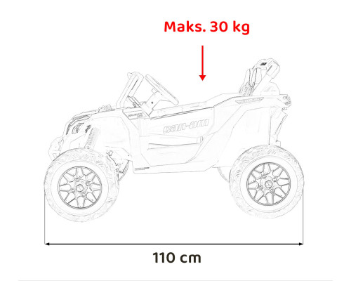 Квадроцикл CAN-AM Maverick Red