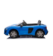 Дитяча акумуляторна машинка Audi Spyder R8 LIFT STRONG Синя