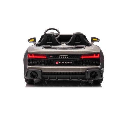 Дитяча акумуляторна машинка Audi Spyder R8 LIFT STRONG Сіра