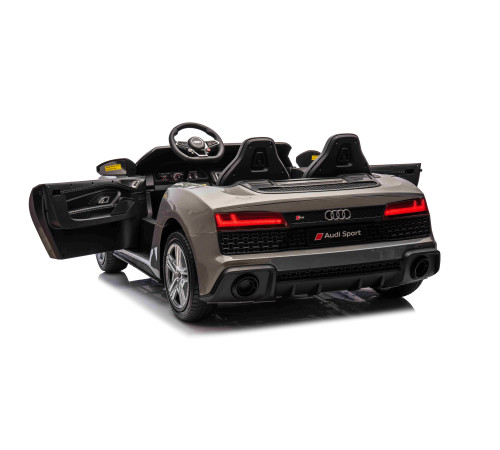 Дитяча акумуляторна машинка Audi Spyder R8 LIFT STRONG Сіра