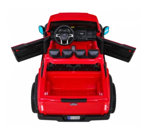Дитяча акумуляторна машинка Ford Super Duty Червона Дитяча акумуляторна машинка Ford Super Duty Червона
