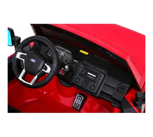 Дитяча акумуляторна машинка Ford Super Duty Червона Дитяча акумуляторна машинка Ford Super Duty Червона