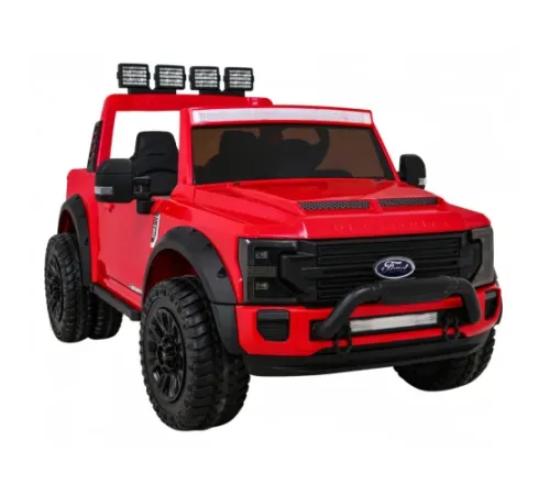 Дитяча акумуляторна машинка Ford Super Duty Червона Дитяча акумуляторна машинка Ford Super Duty Червона