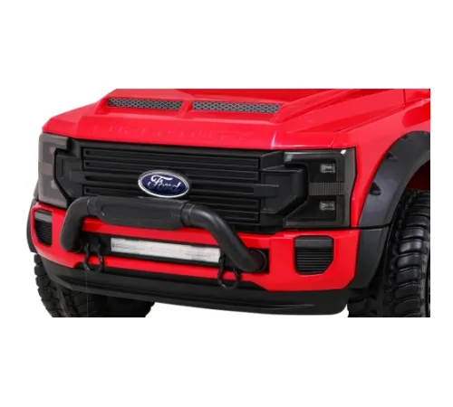 Дитяча акумуляторна машинка Ford Super Duty Червона Дитяча акумуляторна машинка Ford Super Duty Червона