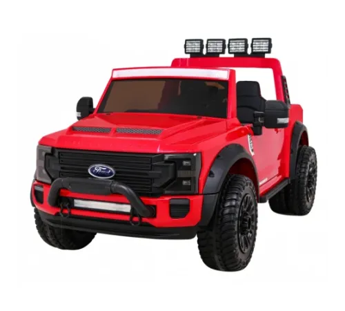 Дитяча акумуляторна машинка Ford Super Duty Червона Дитяча акумуляторна машинка Ford Super Duty Червона