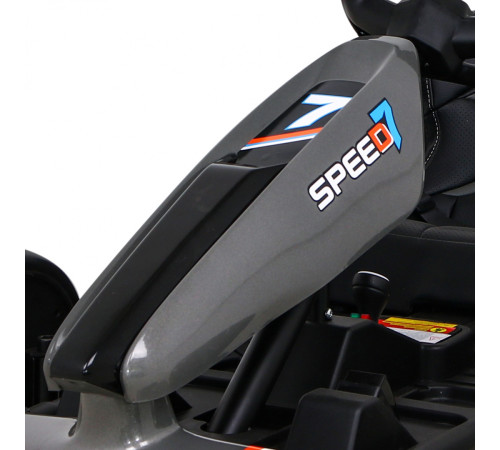 Дитячий акумуляторний картинг Speed 7 Drift King Сірий Дитячий акумуляторний картинг Speed 7 Drift King Сірий