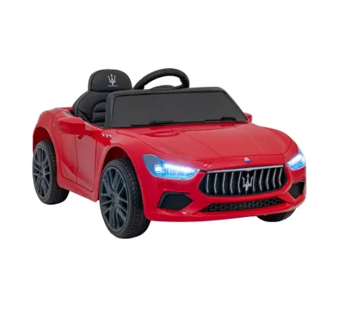 Дитяча акумуляторна машинка Maserati Ghibli Червона Дитяча акумуляторна машинка Maserati Ghibli Червона