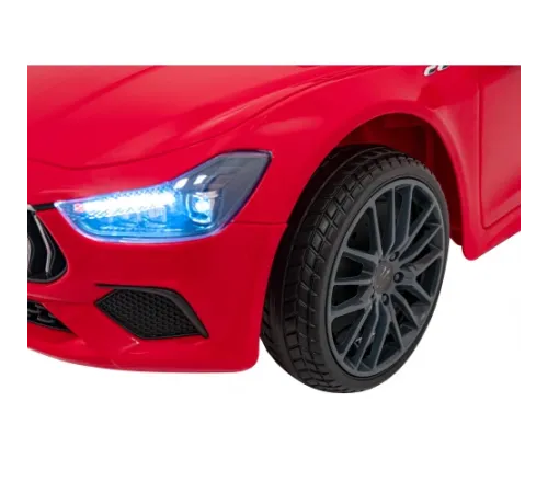 Дитяча акумуляторна машинка Maserati Ghibli Червона Дитяча акумуляторна машинка Maserati Ghibli Червона
