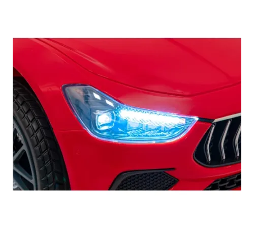 Дитяча акумуляторна машинка Maserati Ghibli Червона Дитяча акумуляторна машинка Maserati Ghibli Червона
