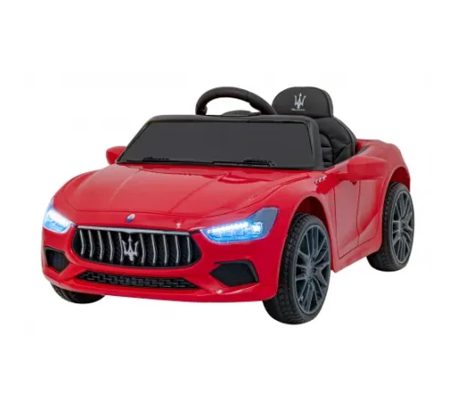 Дитяча акумуляторна машинка Maserati Ghibli Червона Дитяча акумуляторна машинка Maserati Ghibli Червона