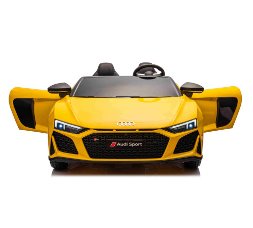 Дитяча акумуляторна машинка Audi Spyder R8 LIFT STRONG Жовта