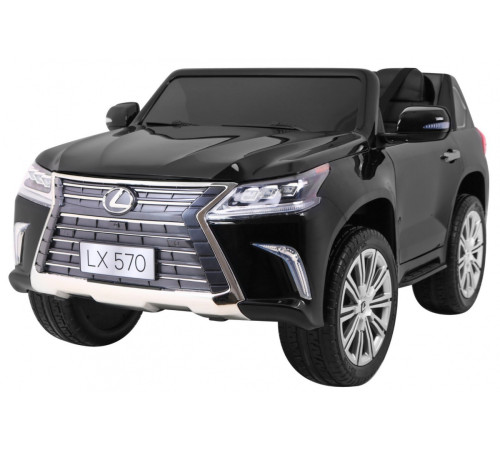 Дитяча акумуляторна машинка Lexus LX570 Чорна