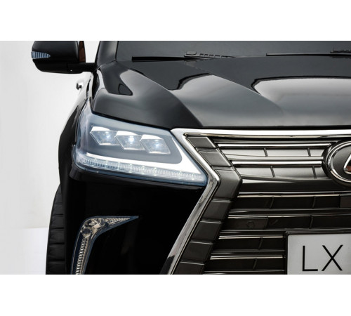 Дитяча акумуляторна машинка Lexus LX570 Чорна