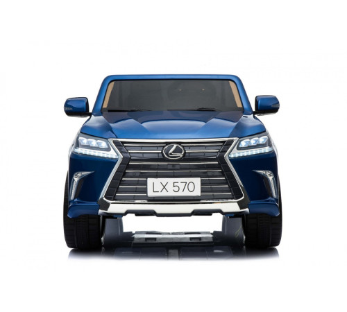 Дитяча акумуляторна машинка Lexus LX570 Синя