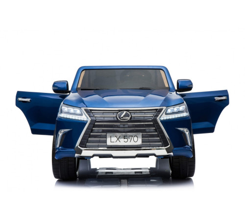 Дитяча акумуляторна машинка Lexus LX570 Синя