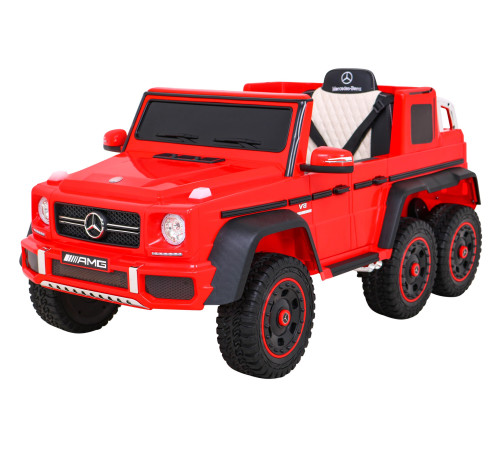 Дитяча акумуляторна машинка Mercedes G63 AMG Червона