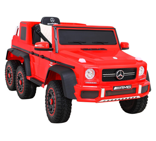 Дитяча акумуляторна машинка Mercedes G63 AMG Червона