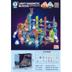 Набір магнітного конструктора Luminous Ball Magnetic Bricks 176el.