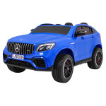 Машинка Mercedes GLC 63S дитяча Blue + 4x4 привід + MP4 + LED + Екошкіра + Free Start + EVA