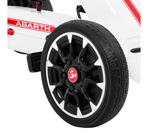 Дитячий педальний картинг ABARTH Білий