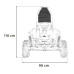 Автомобіль Gokart MUD MONSTER Black