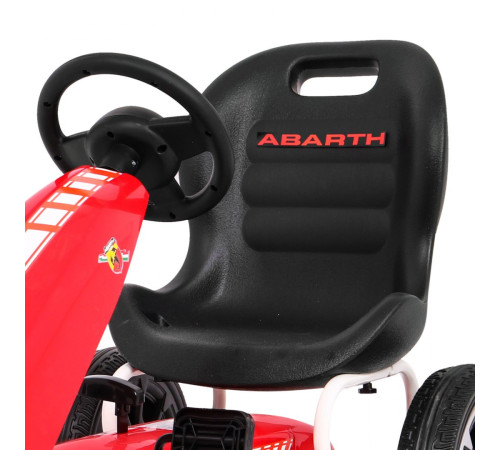 Дитячий педальний картинг ABARTH Червоний