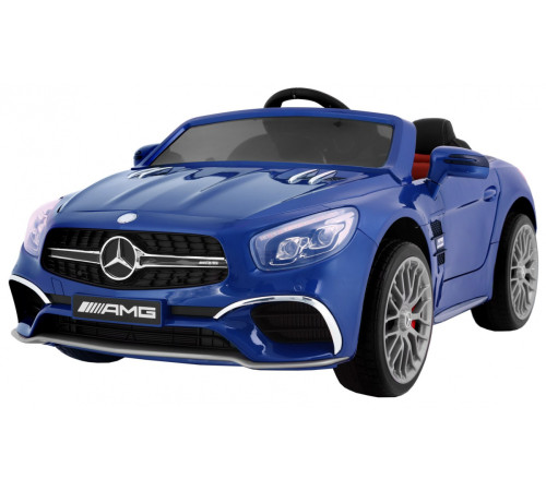 Дитяча акумуляторна машинка Mercedes AMG SL65 Синя