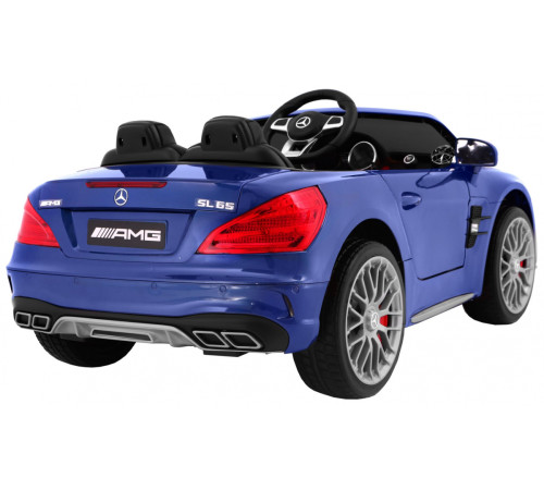 Дитяча акумуляторна машинка Mercedes AMG SL65 Синя