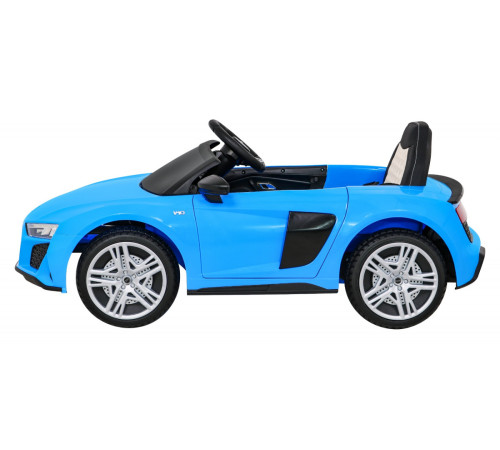 Дитяча акумуляторна машинка Audi R8 LIFT Синя