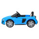 Дитяча акумуляторна машинка Audi R8 LIFT Синя