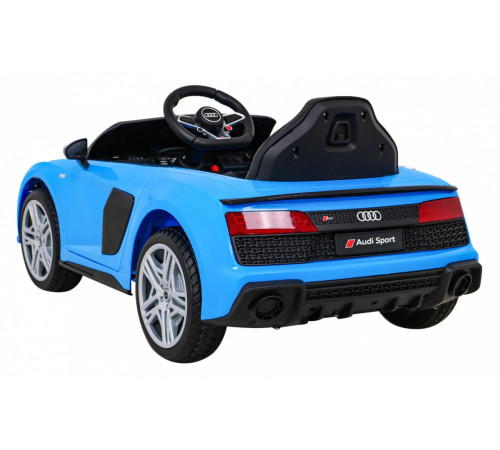 Дитяча акумуляторна машинка Audi R8 LIFT Синя