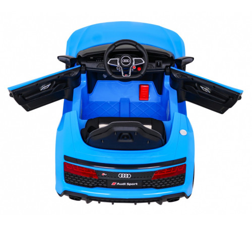 Дитяча акумуляторна машинка Audi R8 LIFT Синя