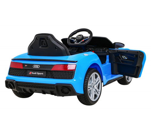 Дитяча акумуляторна машинка Audi R8 LIFT Синя