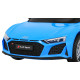 Дитяча акумуляторна машинка Audi R8 LIFT Синя