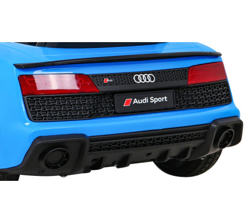 Дитяча акумуляторна машинка Audi R8 LIFT Синя