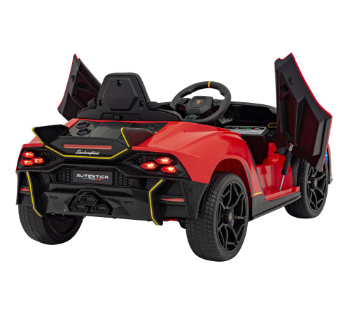 Дитяча акумуляторна машинка Lamborghini Invencible Червона Дитяча акумуляторна машинка Lamborghini Invencible Червона